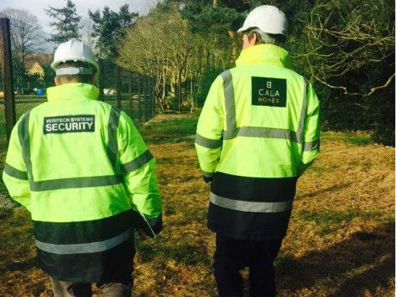 Veritech Guards Patrolling Site in hampshire