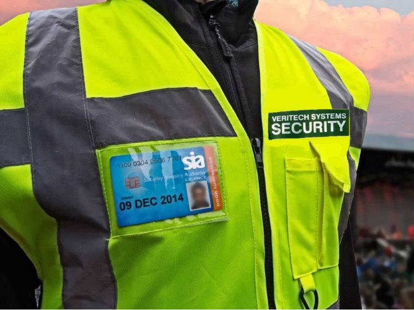 Veritech Manned Security Guard Vest Southampton